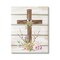 Stupell Industries Spiritual Easter Cross Spring Blossoms Canvas Wall Art